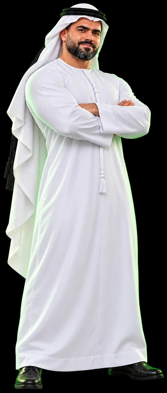كوتيكس بالزي الإماراتي
